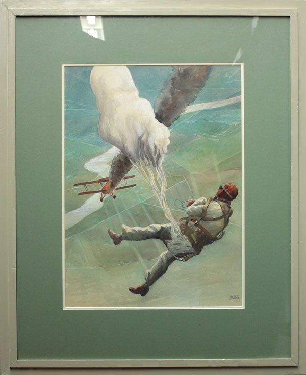 Watercolor, Alfred Owles, Pilot