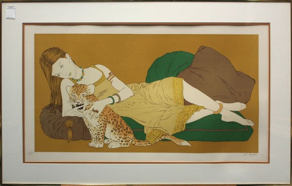 Lithograph, Philippe Noyer, French