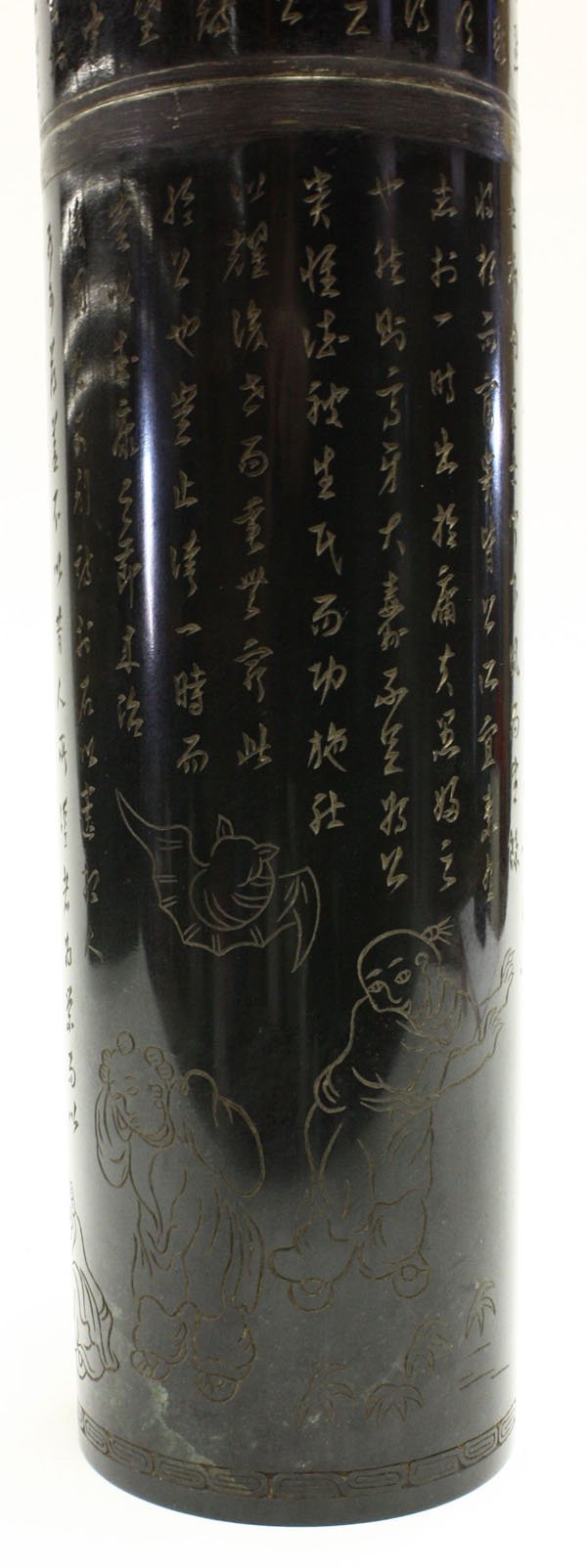 Chinese Large Jade Edict Scroll Holder - 3
