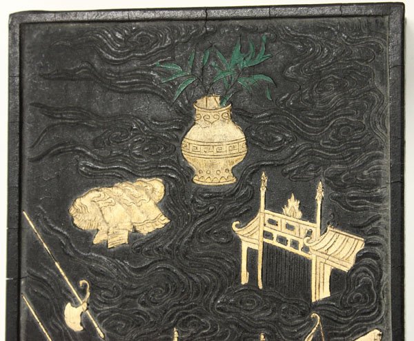 Chinese Decorated Ink Stick, Dragons - 4