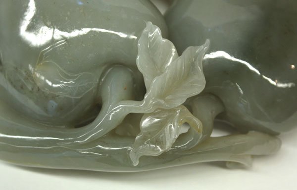 Chinese Nephrite Buddha-Hand Citron Vase - 4