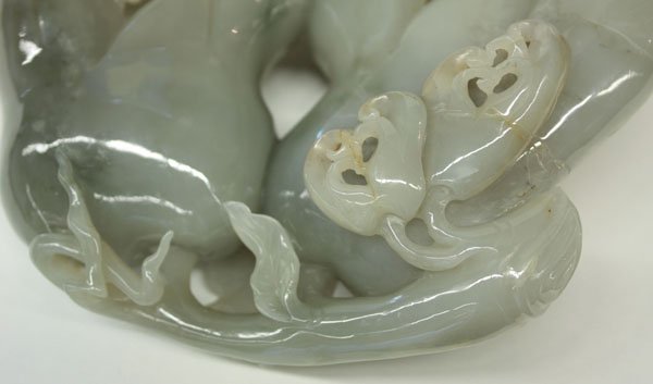 Chinese Nephrite Buddha-Hand Citron Vase - 5