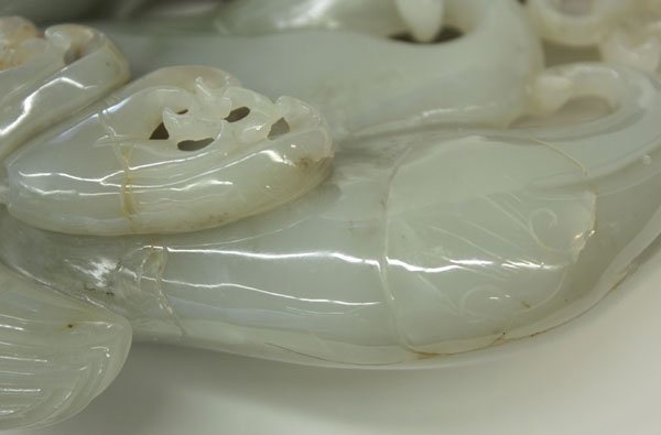 Chinese Nephrite Buddha-Hand Citron Vase - 6