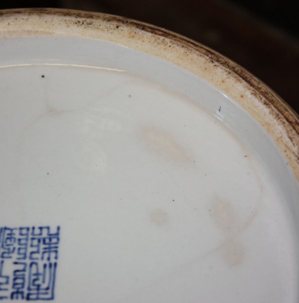Large Chinese Polychrome Enamel Vase - 10