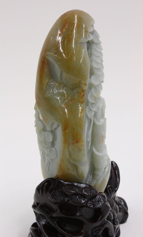 Chinese Green Jade Boulder, Landscape - 4