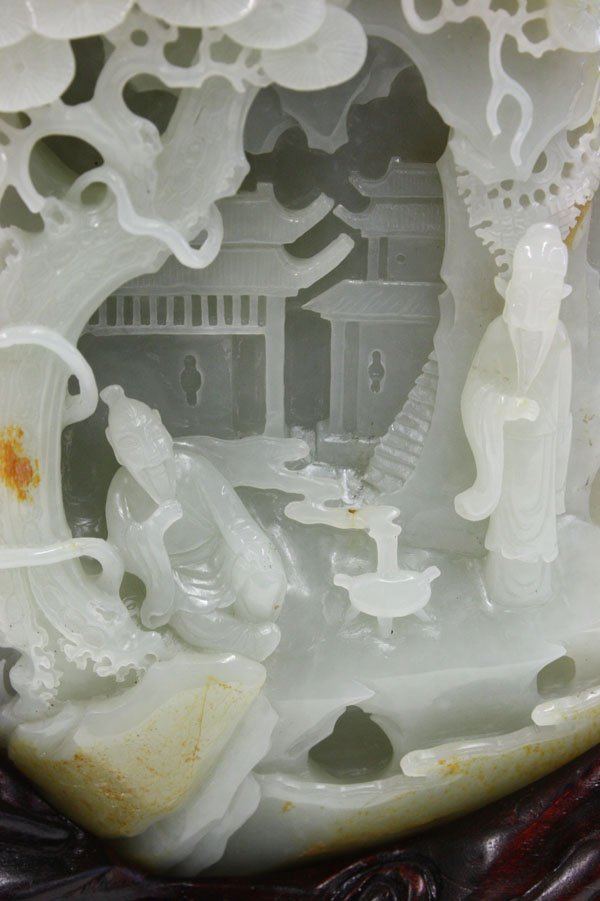 Chinese Green Jade Boulder, Landscape - 6