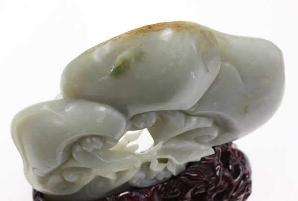 Chinese green jade ornament - 4