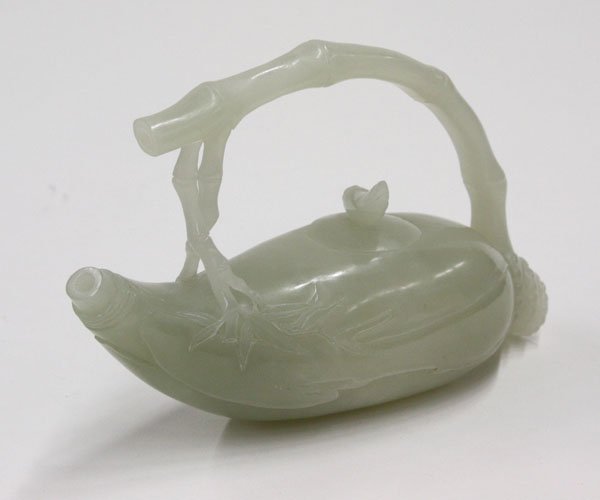 Chinese Celadon Jade Pouring Vessel - 3