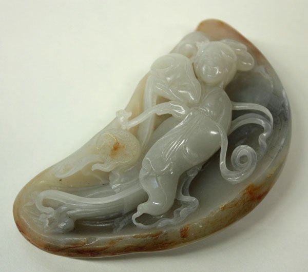 Chinese nephrite pebble