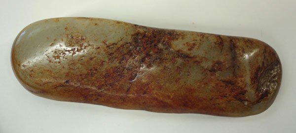 Chinese Nephrite Pebble, Herons - 2
