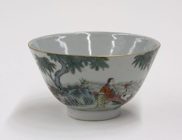 Chinese Polychromed Porcelain Bowls - 2