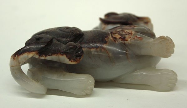 Chinese Nephrite Qilin Figurine - 4