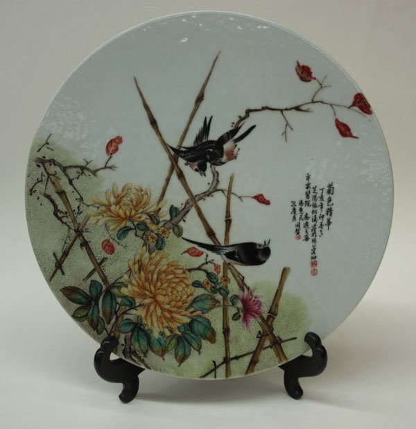 Chinese Bird-and-Flower Plaques - 5