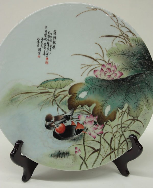 Chinese Bird-and-Flower Plaques - 7