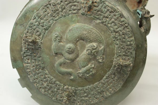 Chinese archaistic bronze censer - 3