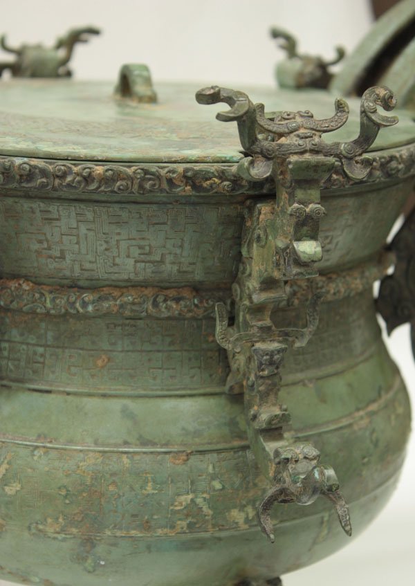 Chinese Archaistic Ding-Form Bronze - 2