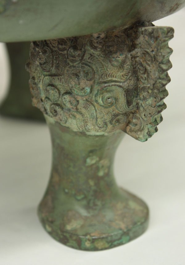 Chinese Archaistic Ding-Form Bronze - 3