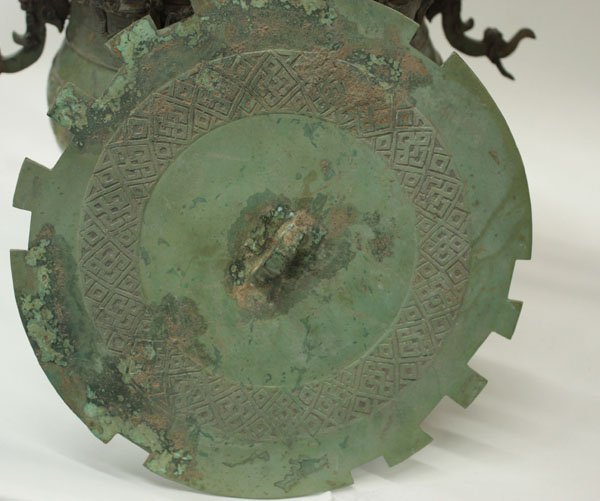 Chinese Archaistic Ding-Form Bronze - 4