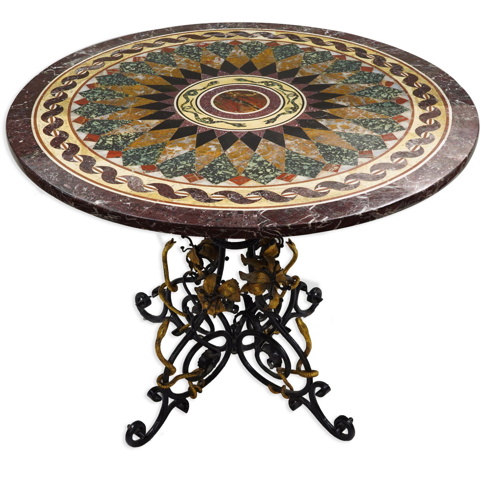 A Neoclassical style center table (1 of 4)