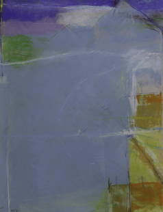 Pastel, Robert Baribeau: Robert Baribeau (American, b. 1949), Untitled, 1979, pastel on paper, initialed and dated lower left, sheet: 28"h x 22"w, overall (with frame): 32"h x 26"w