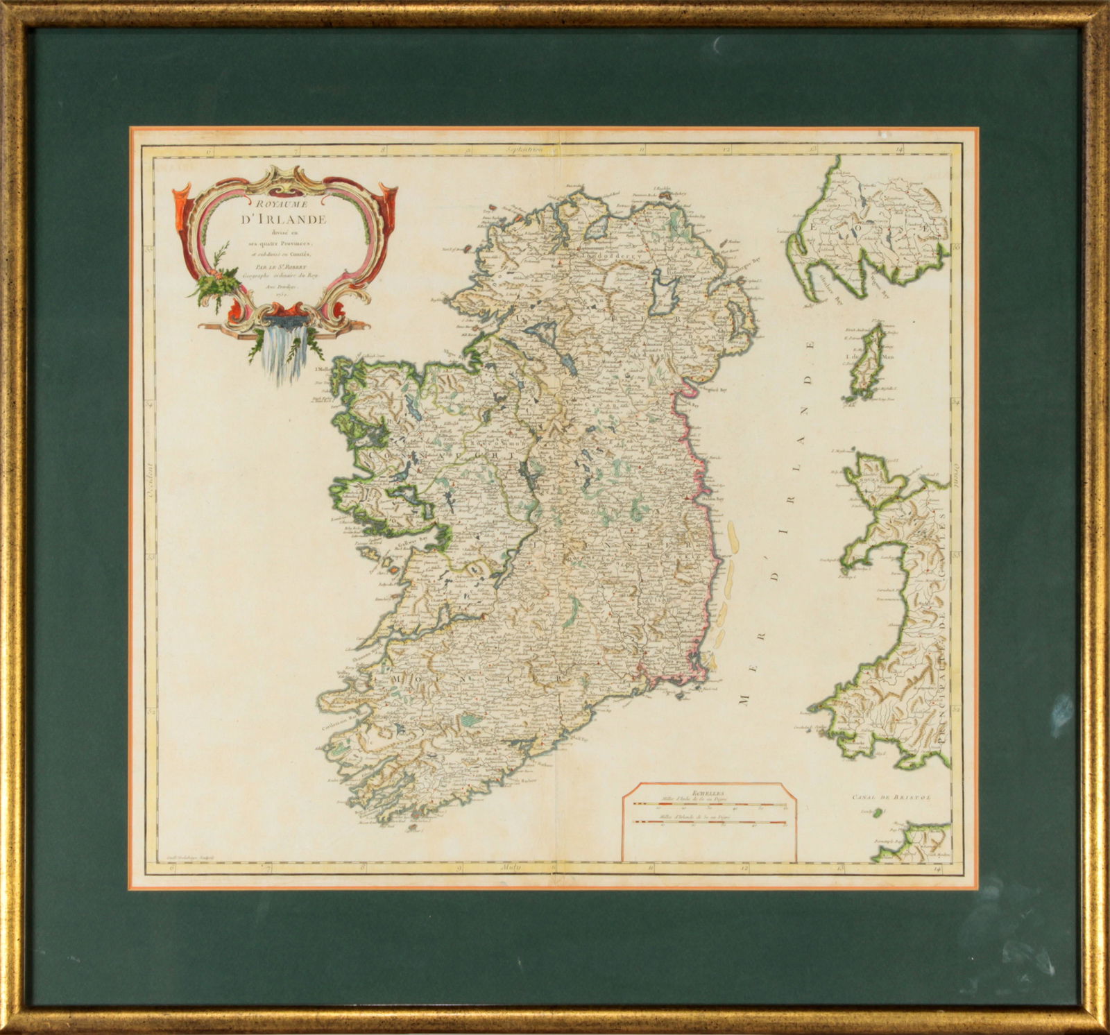 Map, Robert de Vaugondy (1 of 4)