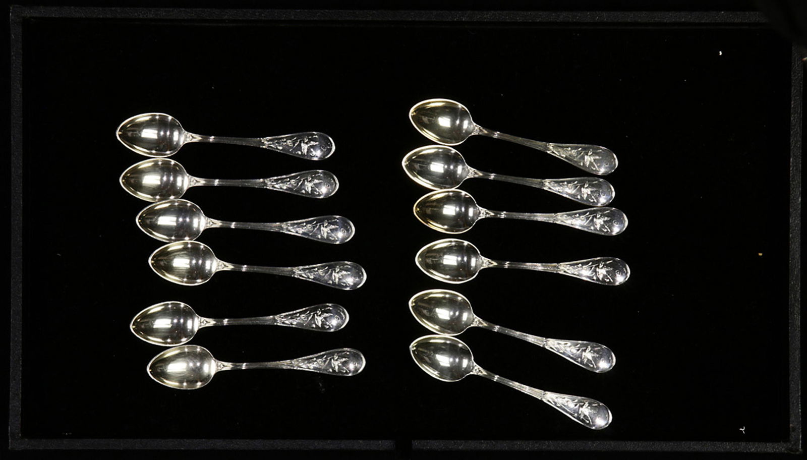 A set of Tiffany & Company Audubon sterling demitasse (1 of 2)