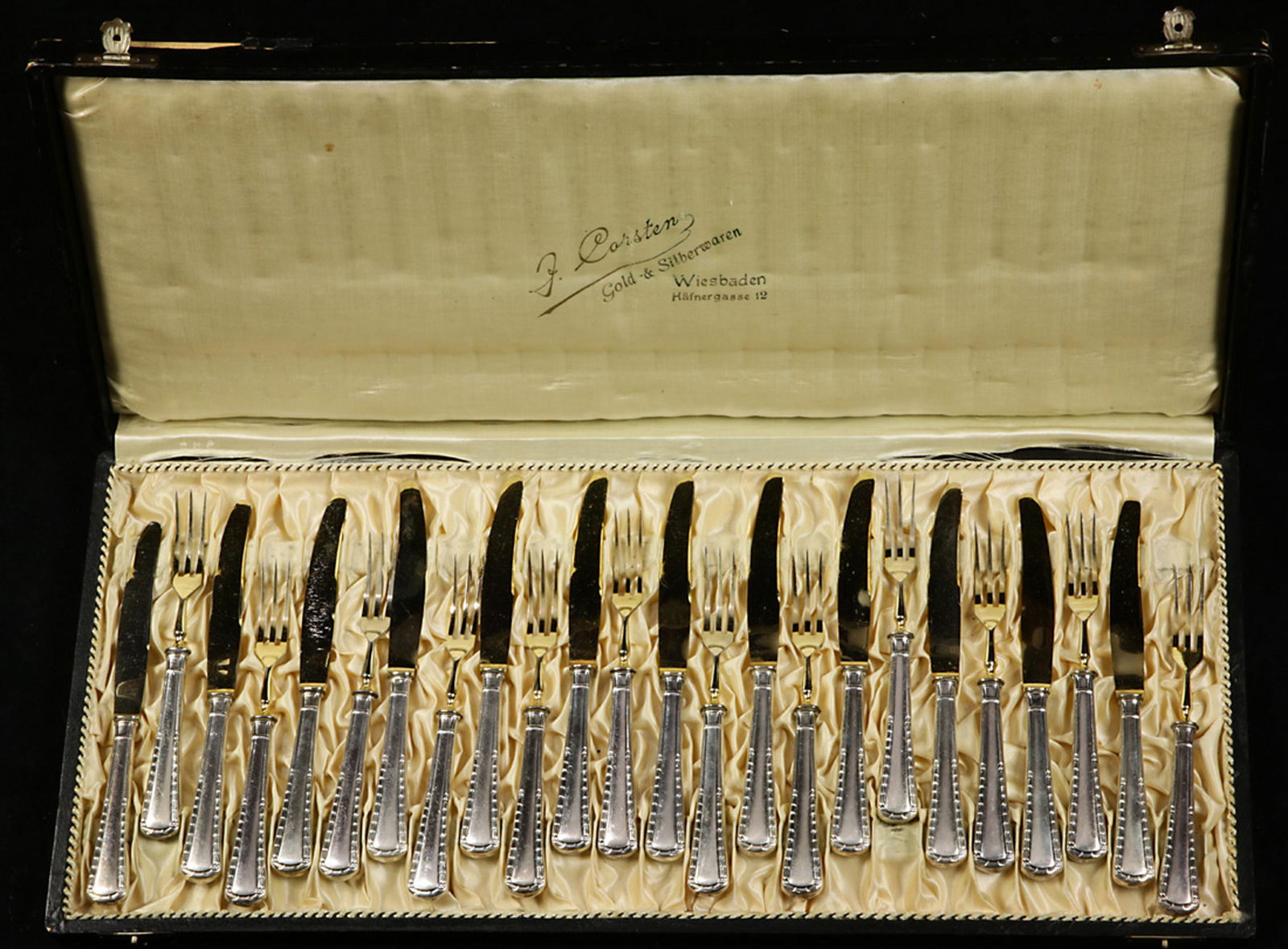 (lot of 24) A German gilt wash silver plated fruit (1 of 2)