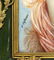 A framed French Art Nouveau portrait miniature of nude - 2