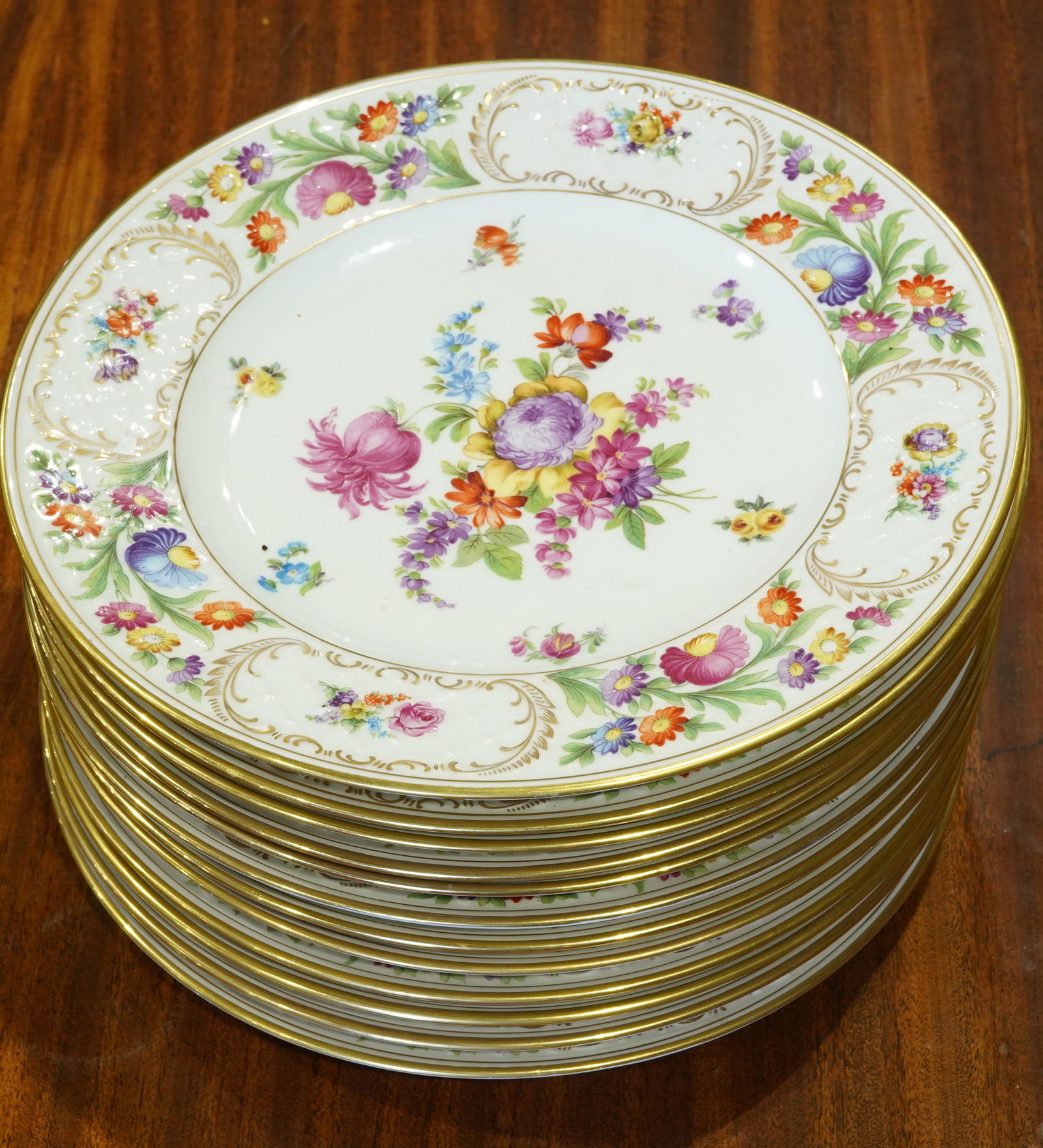 (lot of 12) Schumann Bavaria dinner plates (1 of 1)