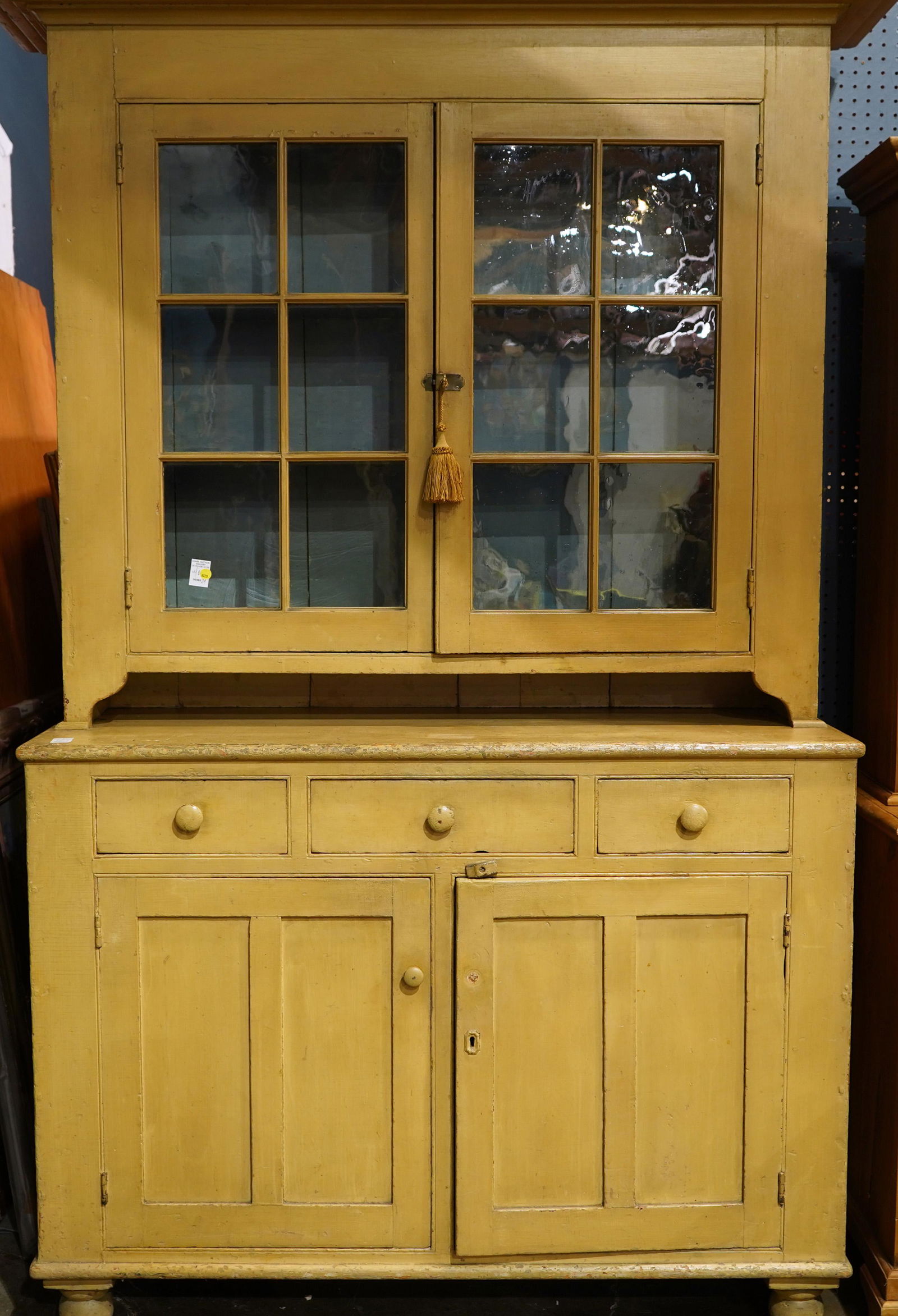 An American Provincial paint decorated cabinet first (1 of 1)