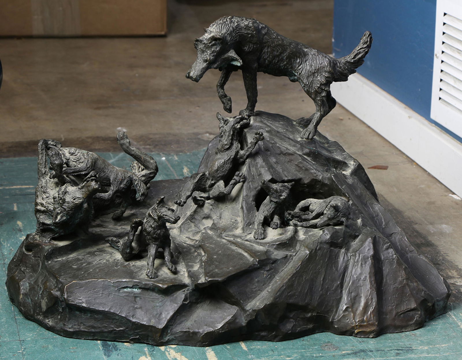 Bronze Sculpture, Family Life (1 of 3)