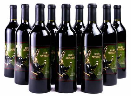 (lot of 12) 2009 Hare Apparent Sonoma Merlot: (lot of 12) 2009 Hare Apparent Sonoma Merlot, each 750ml