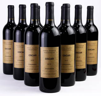 (lot of 9) Idell Family Vineyards Sonoma Valley: (lot of 9) Idell Family Vineyards Sonoma Valley Zinfandel group, consisting of (7) 2013 Hamel Family Ranch Vineyard, and (2) 2012 Little Family Vineyard, each 750ml