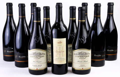 (lot of 12) A California wine group: (lot of 12) A California wine group, consisting of Buena Vista Carneros Syrah (2) 2003 and (2) 2004 Ramal Vineyard, Buena Vista Carneros Pinot Noir (2) 2004 and (1) 2003 Ramal Vineyard, (3) 2006