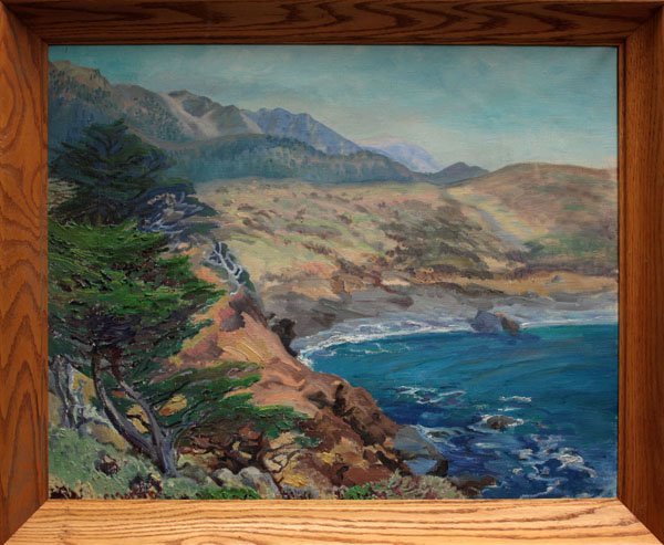 Painting, Morton, California Coast