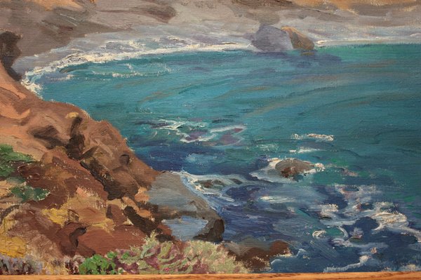 Painting, Morton, California Coast - 3