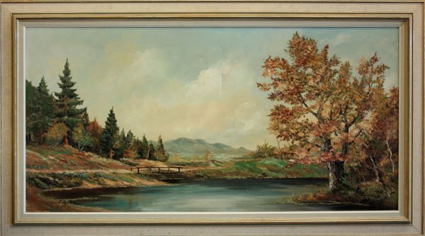 Painting, Erler, Landscape