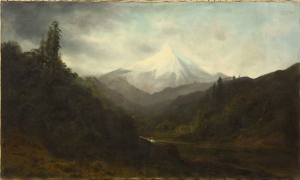 Painting Mt. Shasta California L. Rio
