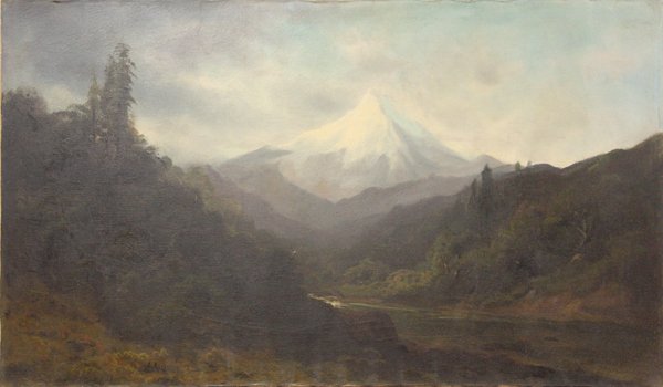 Painting Mt. Shasta California L. Rio - 2