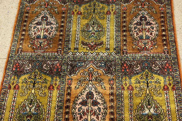 Persian-Inspired Silk Rug/Cotton Rug - 2