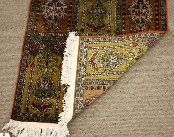 Persian-Inspired Silk Rug/Cotton Rug - 3