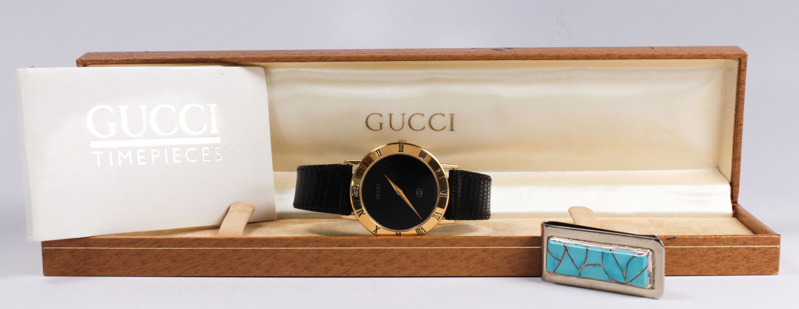 (Lot of 2) Turquoise, silver, gold plated items (1 of 1)