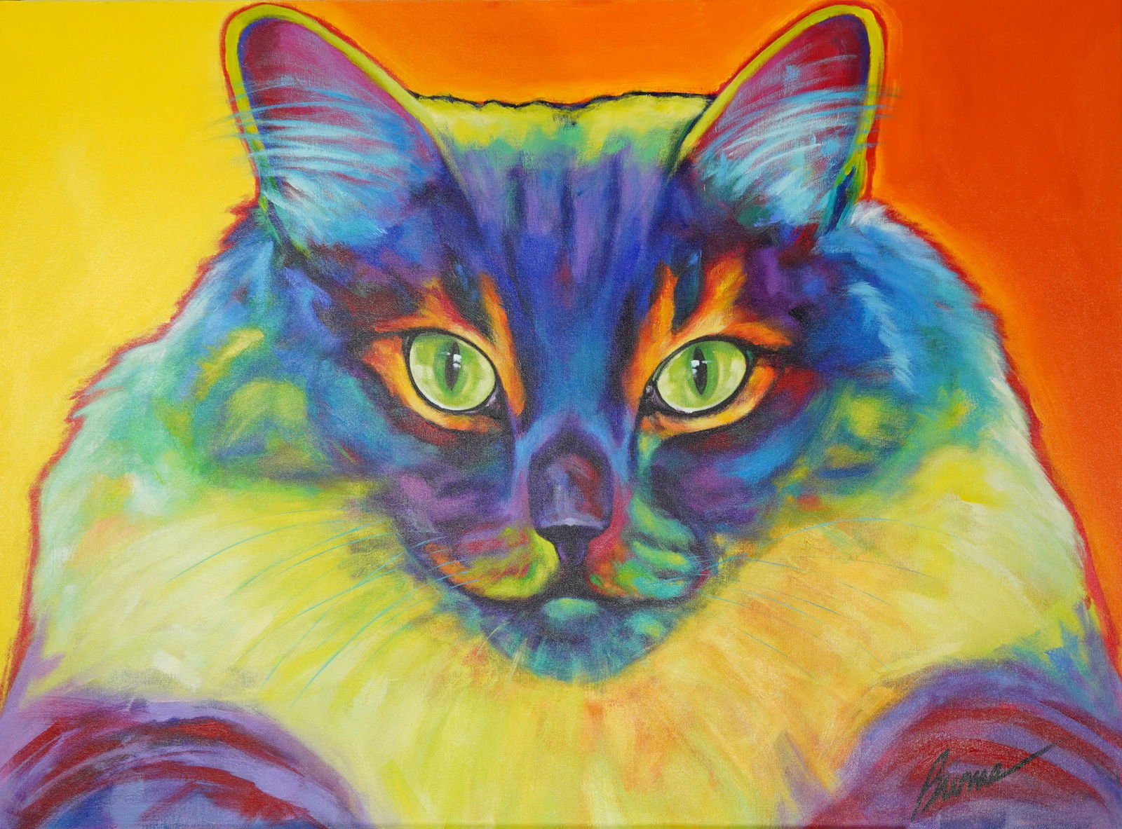 Painting, Ron Burns (1 of 3)