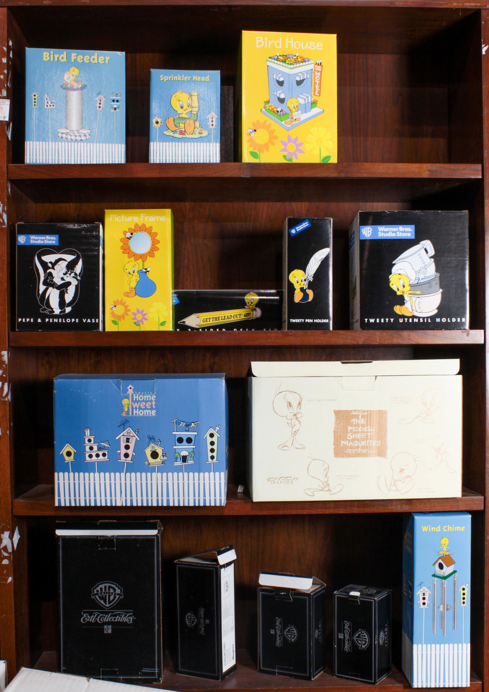 Five shelves of Looney Tunes and Warner Bros. (1 of 1)