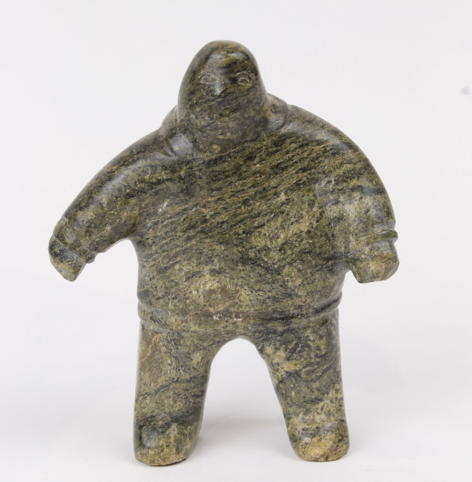 Inuit soapstone figural sculpture (1 of 1)