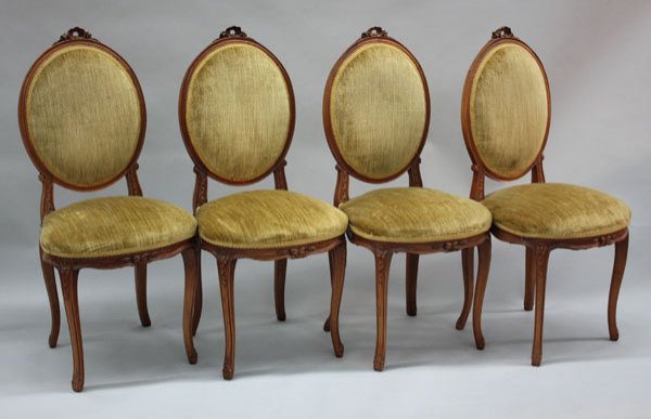 Louis XVI style side chairs
