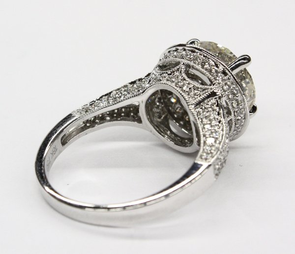 Diamond ring 18k white gold - 3
