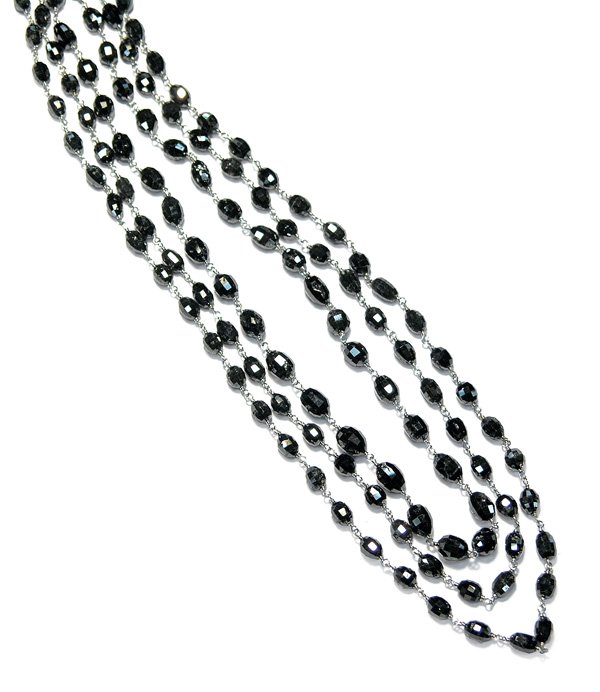 black diamond necklace