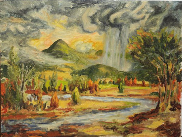 Painting Landscape Halling