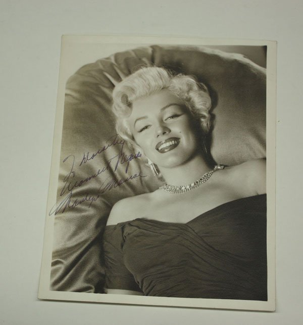 Signed Photograph of Marilyn Monroe